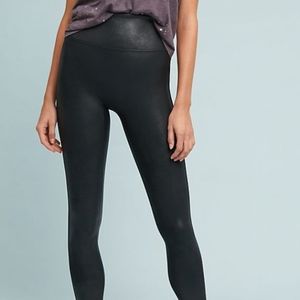 Spanx XS faux leather leggings